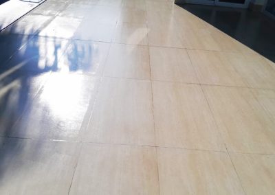Impermeabilização Transparente sobre Piso de Terraço em Porcelanato